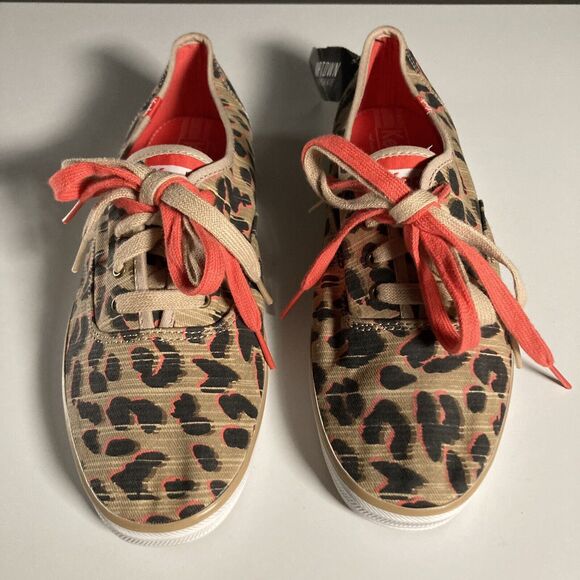 Keds Casual Sneakers (Women’s Size 8.5 ) • Leopard • Canvas Shoes • NEW - Picture 3 of 7